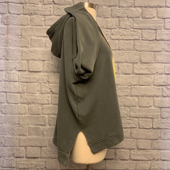 NWT Avocado Brand Paz Hoodie in Olive Green - Picture 5 of 9